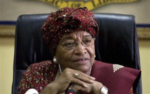 Liberian president Ellen Johnson Sirleaf