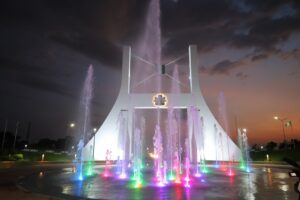PRESIDENT TINUBU UNVEILS REMODELED ABUJA CITY GATE